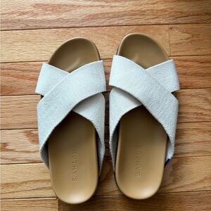 Rothy's Women's Cream Slide Sandals